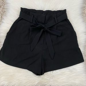 H&M: High Waisted Belted Shorts